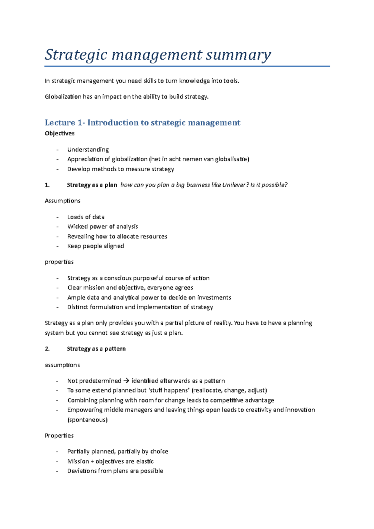 summary-lecture-1-3-strategic-management-summary-in-strategic