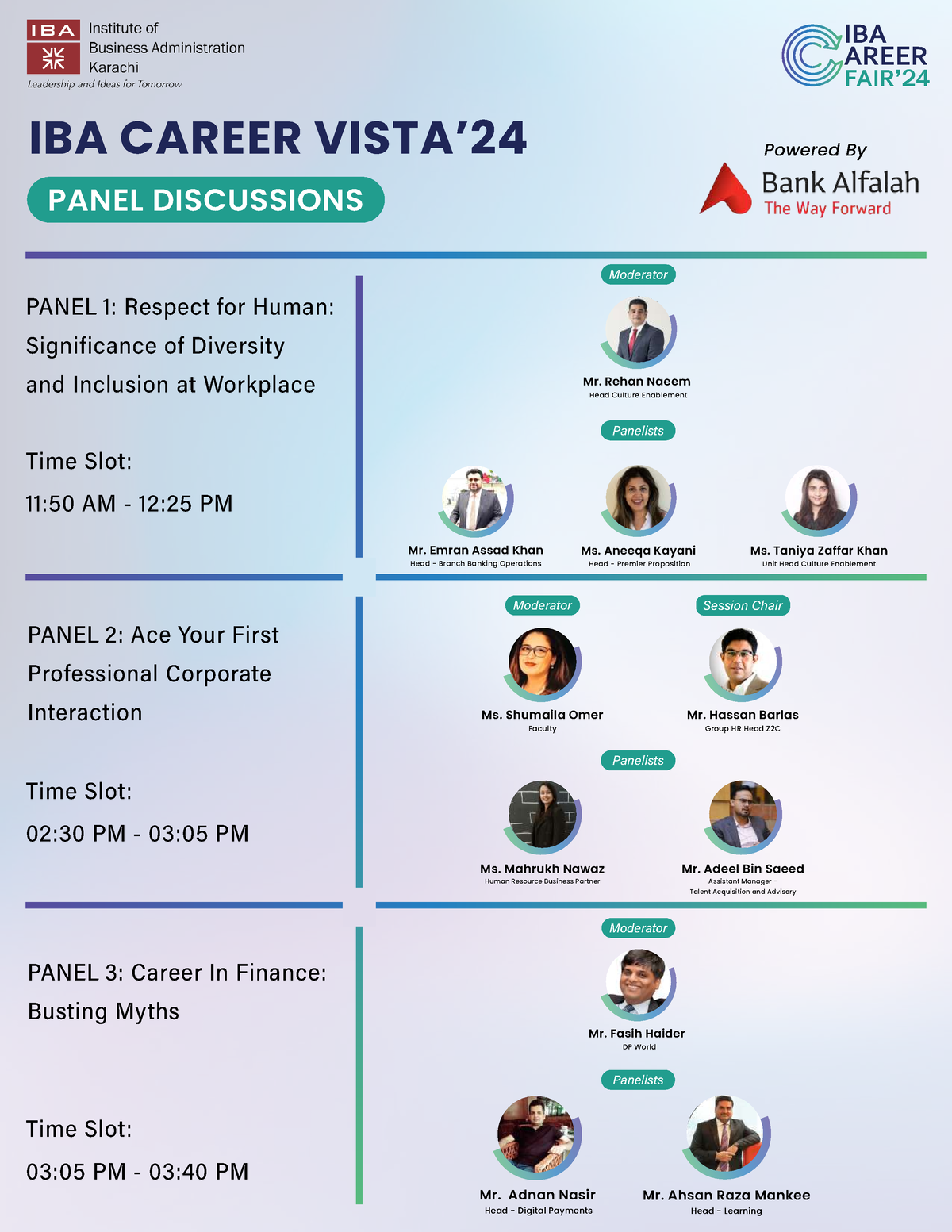 Career Fair Guidelines For Students AREER IBA FAIR’ 24 IBA CAREER