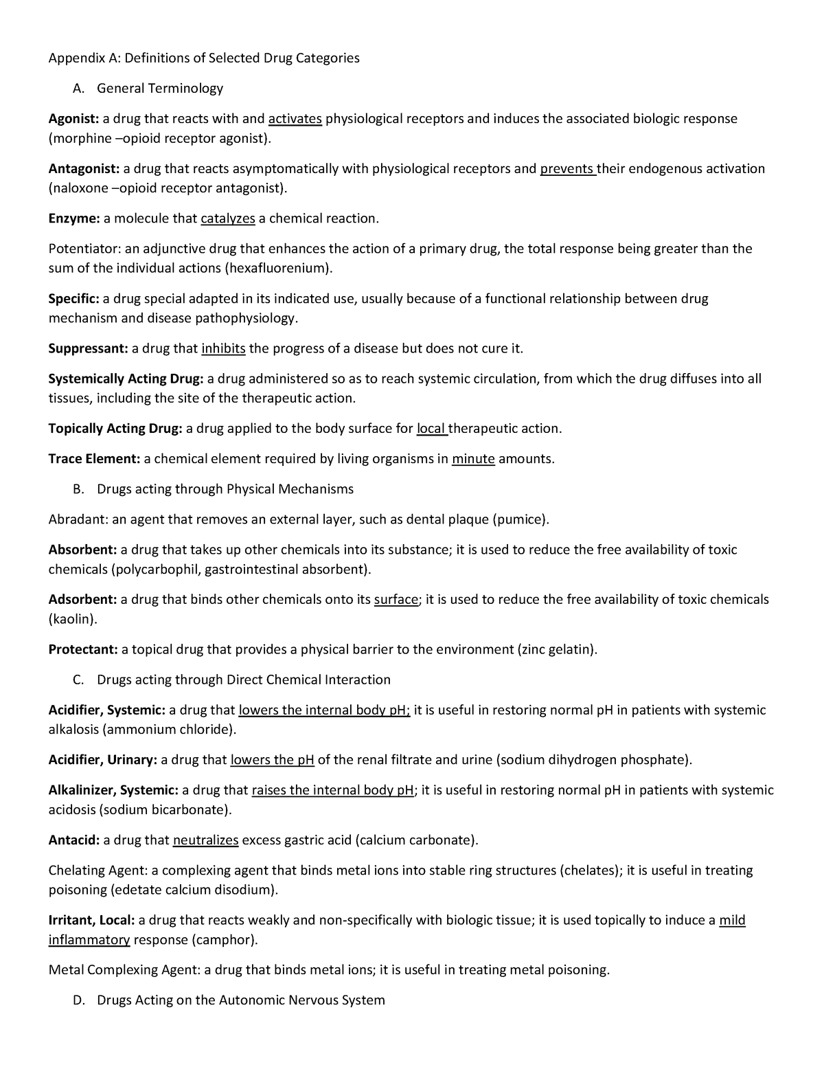 appendix-a-general-terminology-agonist-a-drug-that-reacts-with-and