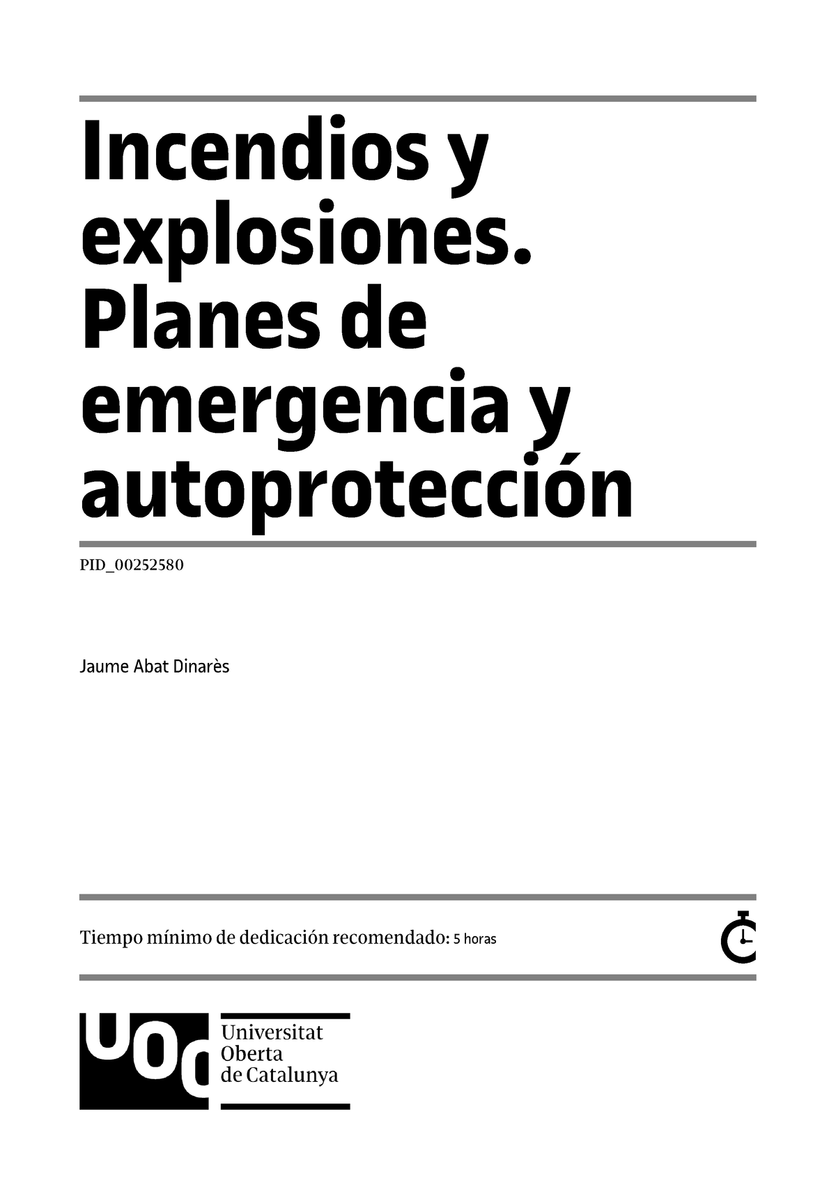 Incendios Y Explosiones Planes De Emergencia Y Autoprotección Incendios Y Explosiones Planes 4227