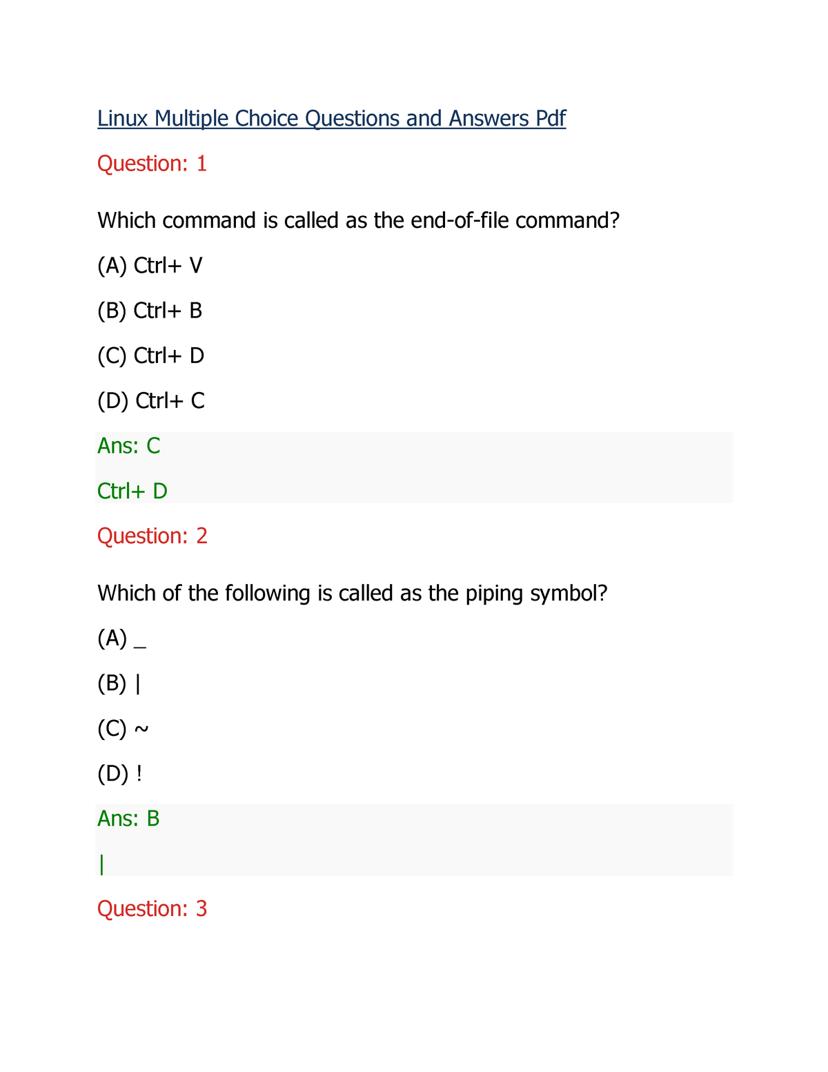 linux assignment questions and answers