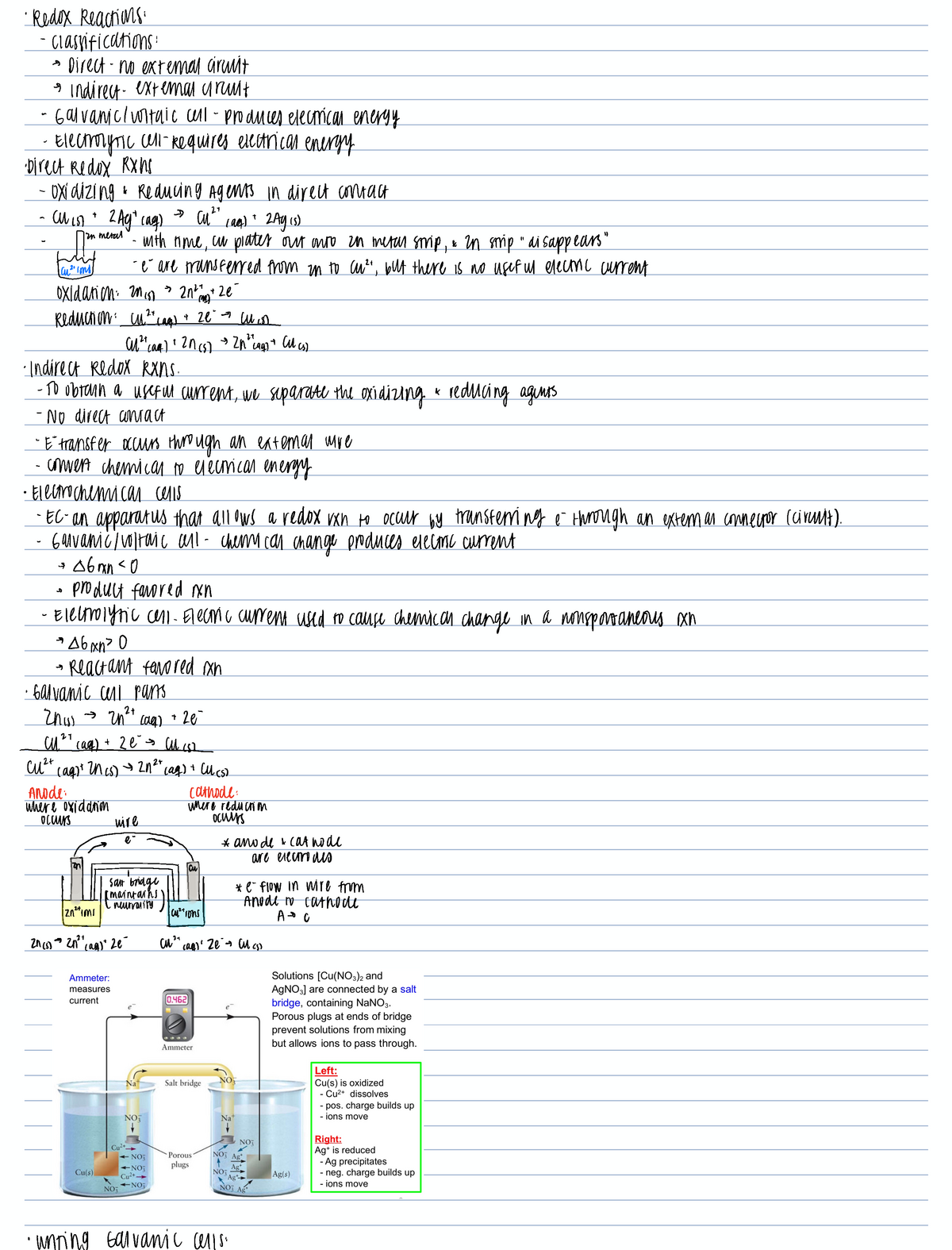 Ch. 14 Electrochemistry: Galvanic And Electrolytic Cells - Redox ...