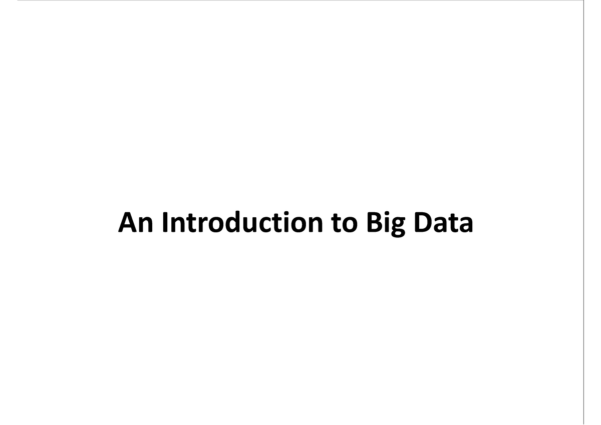 Intro To Big Data Management - An Introduction To Big Data Availability ...