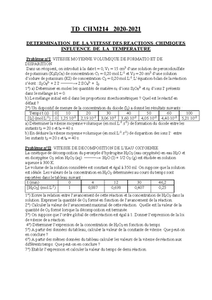 Atomistique TD 2 - Exercises On Atomistic - Chimie Organique - Studocu