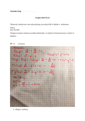 0 Wprowadzenie Do Python - Matematyka III - Metody Numeryczne, IL PW ...