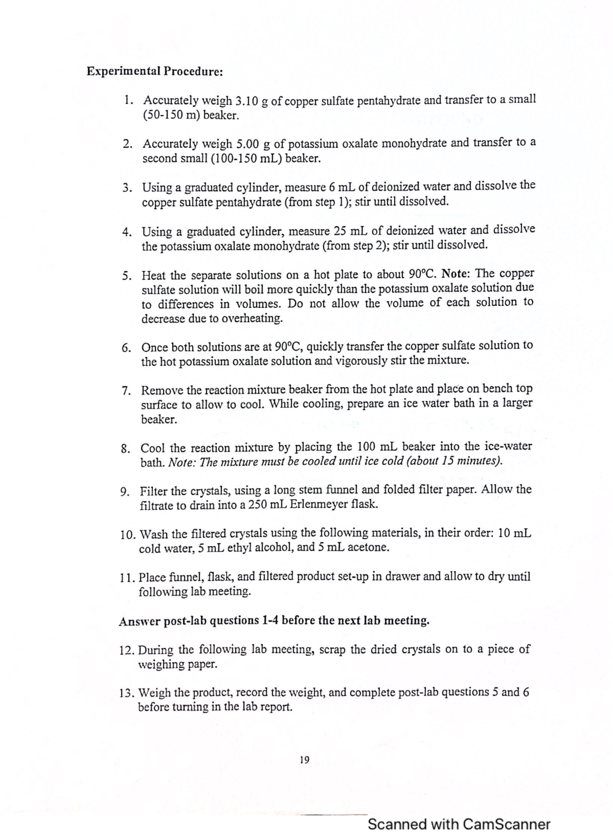 Exp 4 lab report PSCI 1100 Studocu