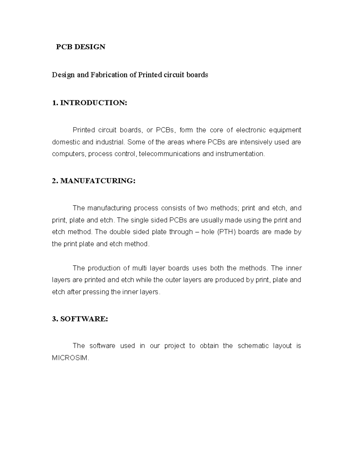 research paper on pcb design