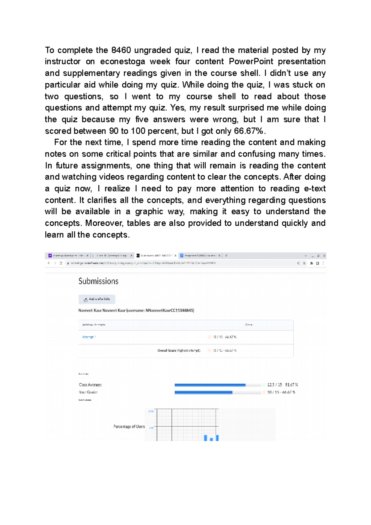 Capstone Excercise 3 - Weekly reflection 3 - To complete the 8460 ...