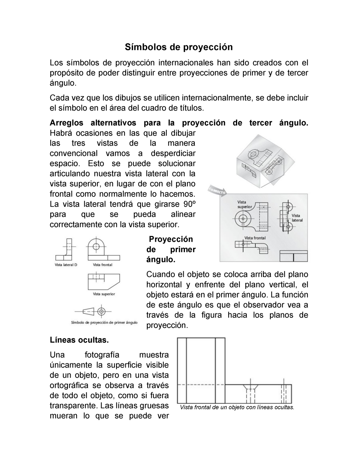 Proyección ortográfica de tercer ángulo