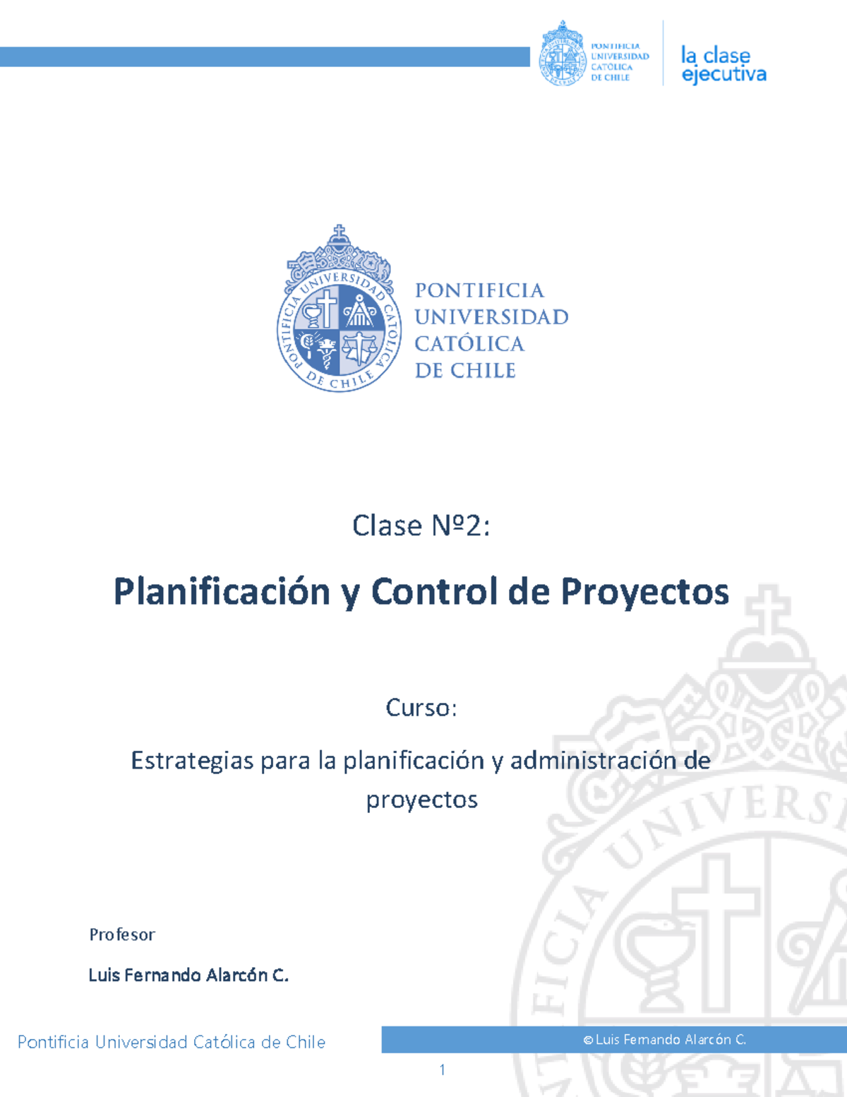 Clase 2 Estrategias para la planificación y administración de proyectos ...