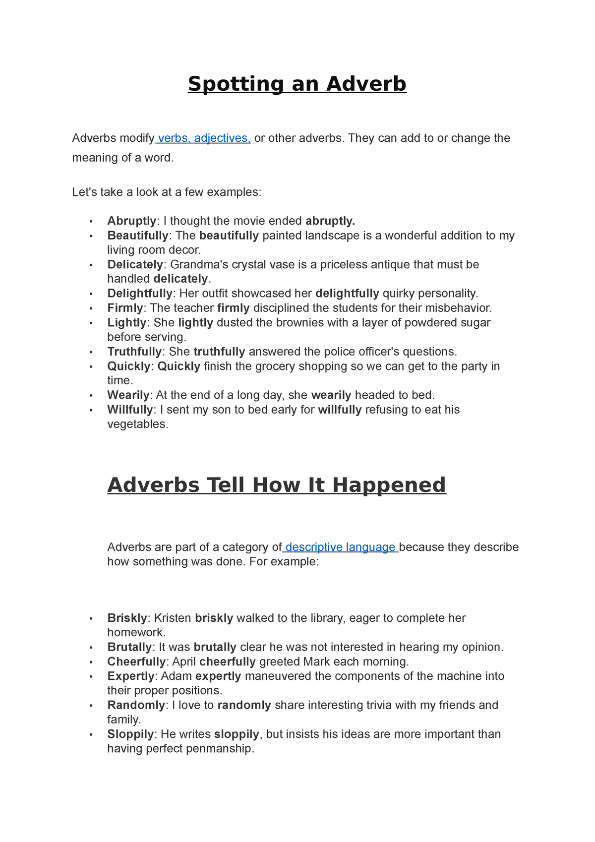 spotting-an-adverb-lecture-notes-given-by-the-english-teacher-spotting-an-adverb-adverbs