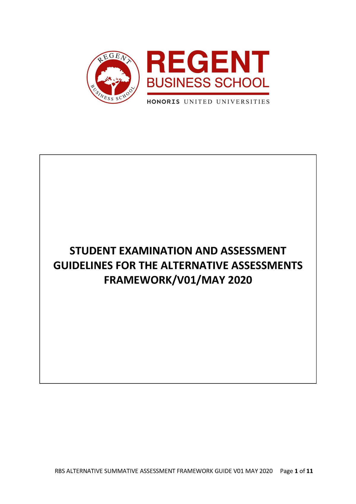 Examination AND Assessment Guidelines FOR THE Alternative Assessments ...