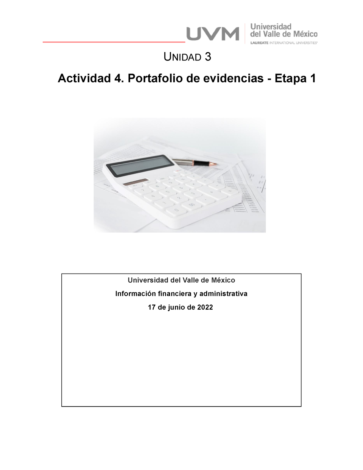 A8 E8 - Actividad 8 - UNIDAD 3 Actividad 4. Portafolio De Evidencias ...