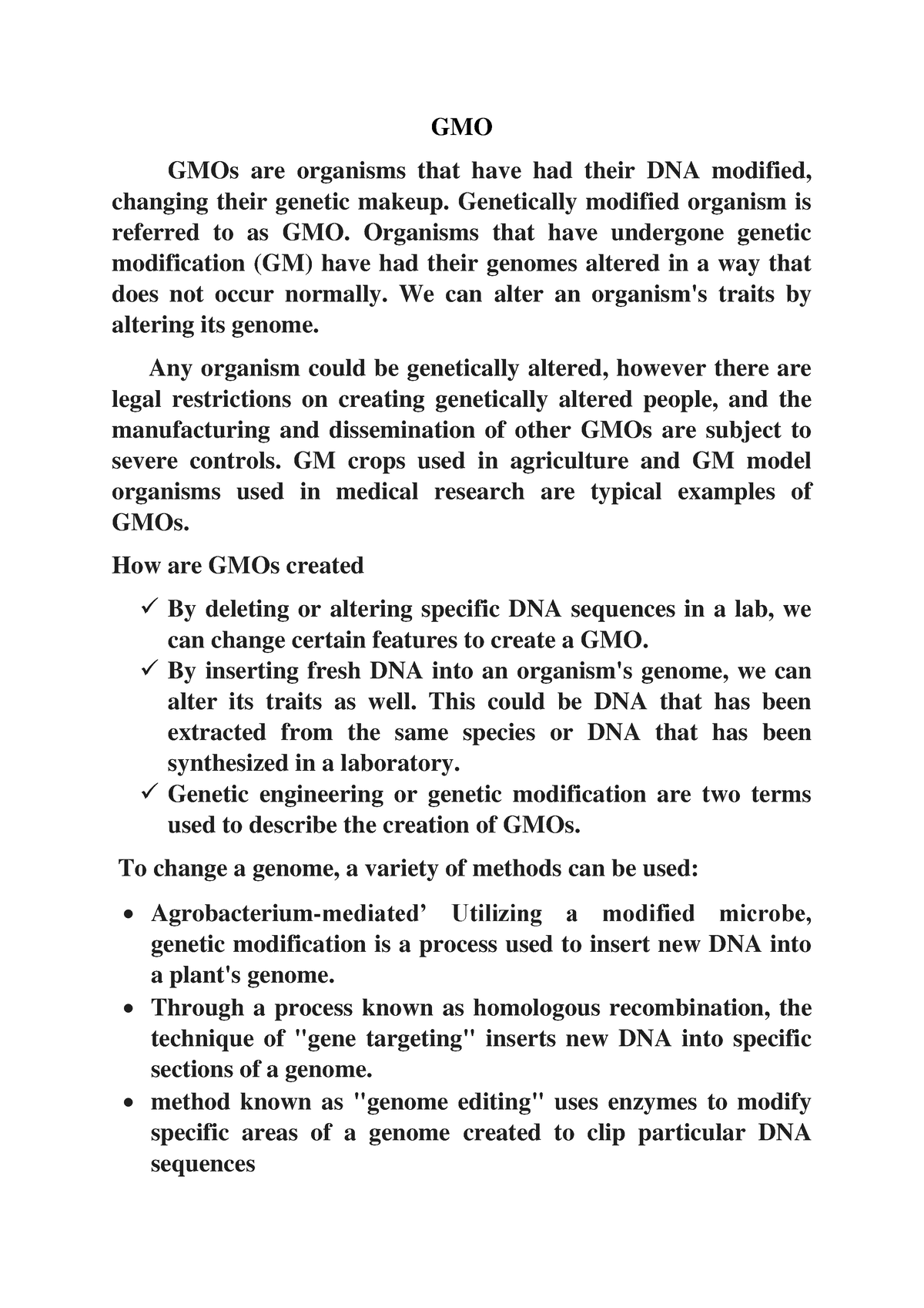 assignment insulin gmo clicker case study