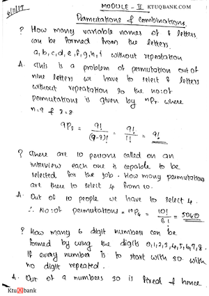 BME M4 - Basic mechanical engineering notes - MODULE 4 THERMODYNAMICS ...