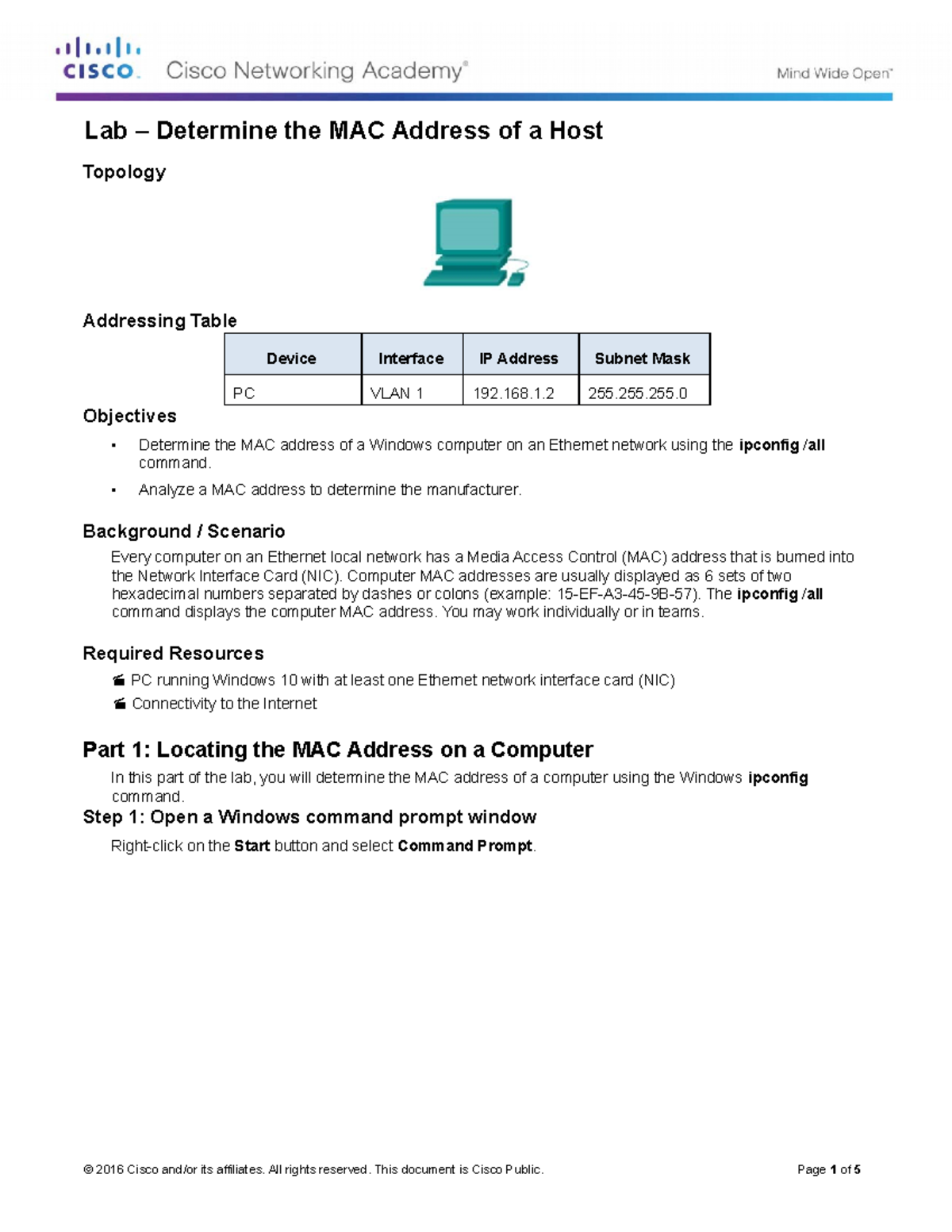 cisco mac address vendor code