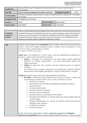 unit 9 spreadsheet development assignment 1