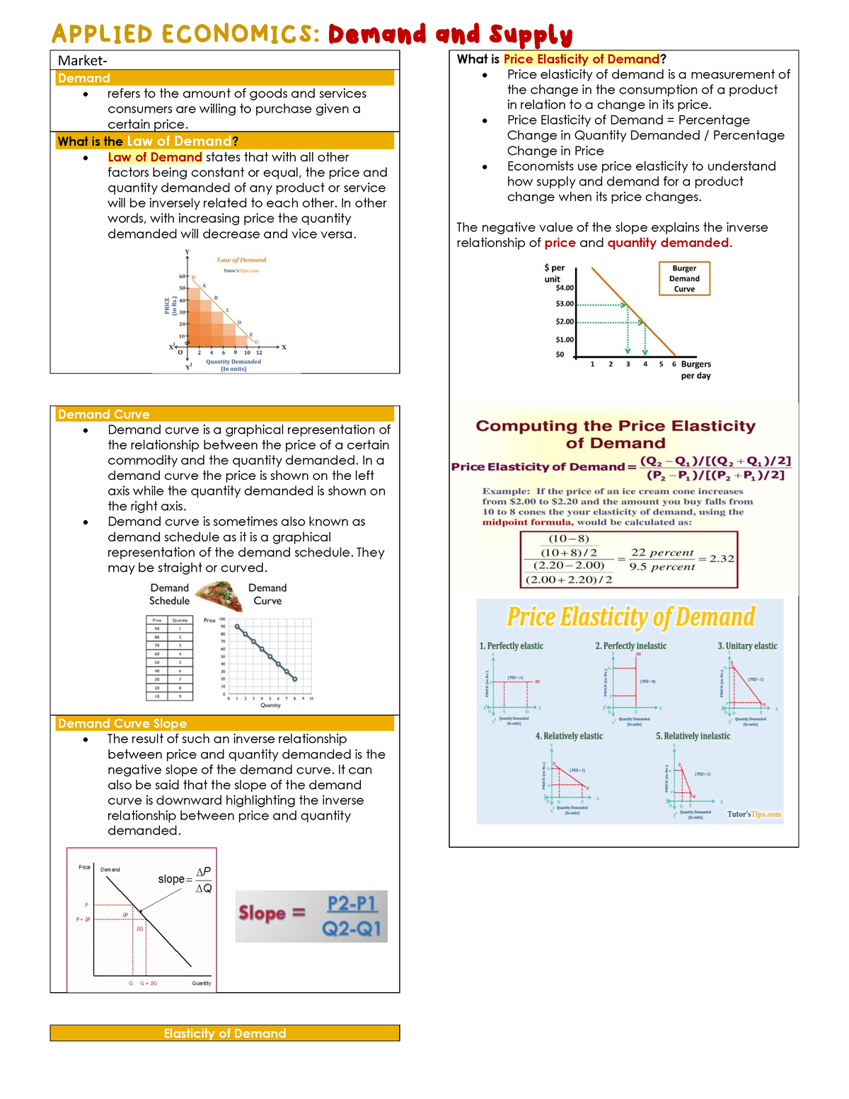 economics case studies market demand and supply case study #2