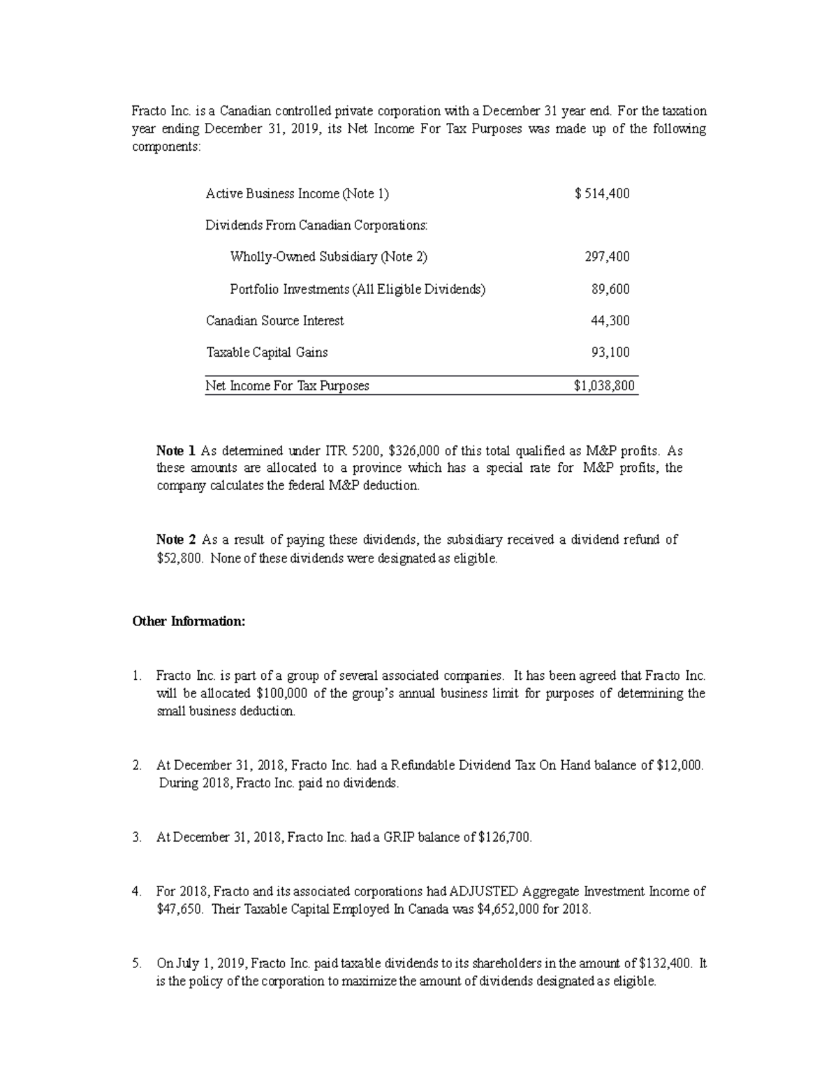 acct226-chapter-13-problem-6-fracto-inc-is-a-canadian-controlled