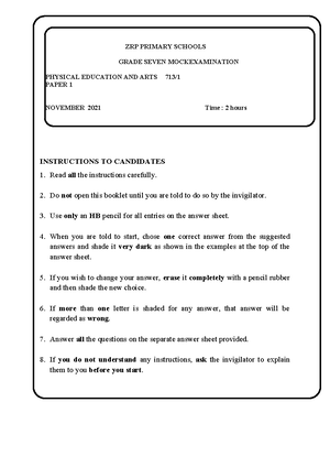 Physical Education & ARTS