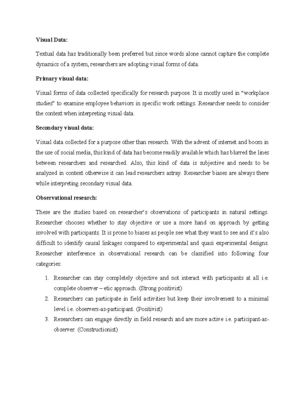 Chapter 7 - D3 - Summary The SAGE Handbook for Research in Education ...