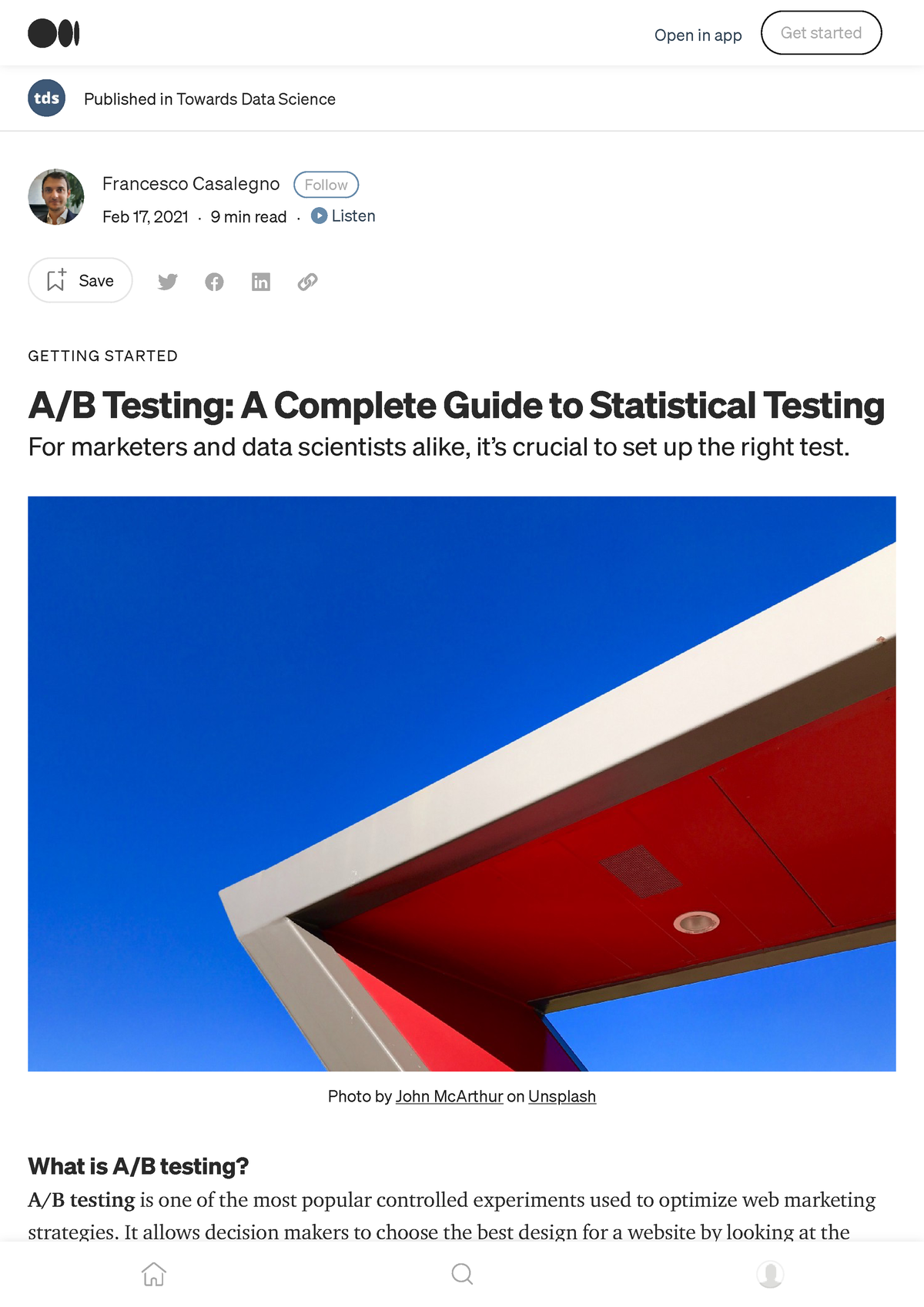 A B Testing A Complete Guide To Statistical Testing By Francesco ...