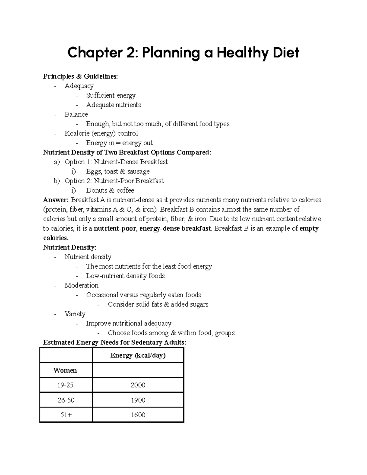 chapter-2-planning-a-healthy-diet-notes-human-nutrition-chapter-2-planning-a-healthy-diet