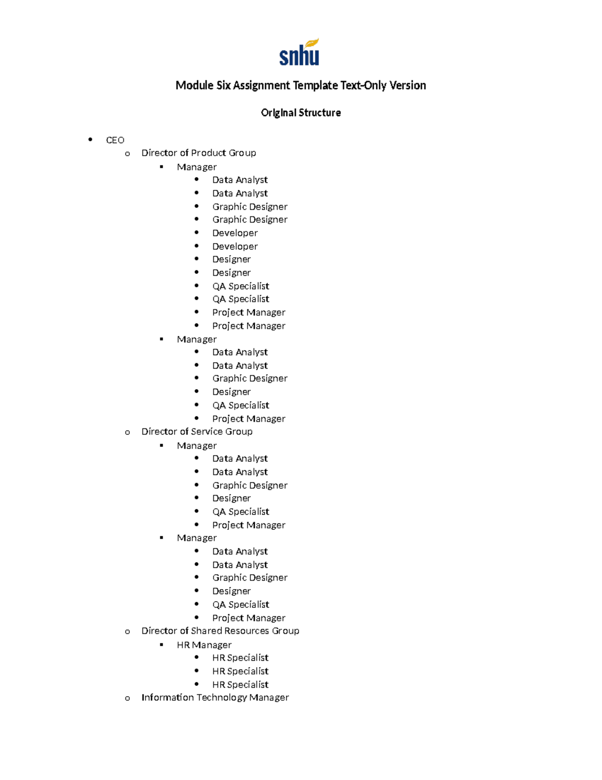 6 3 assignment organizational structures powerpoint