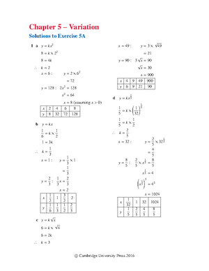 Chapter 1 worked solutions - Chapter 1 – Algebra I Solutions to ...