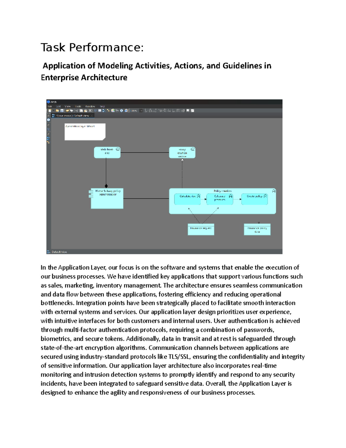 Task-Performance - About database - Task Performance: Application of ...