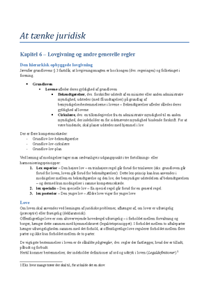 Besvarelse Af Eksamensopgave Til Juridisk Metode - Opgave Nr. 1 (75%) 1 ...