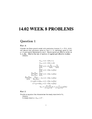 WEEK 9 Practice Problems AND Solutions - Recitation 9 - Solutions Stacy ...