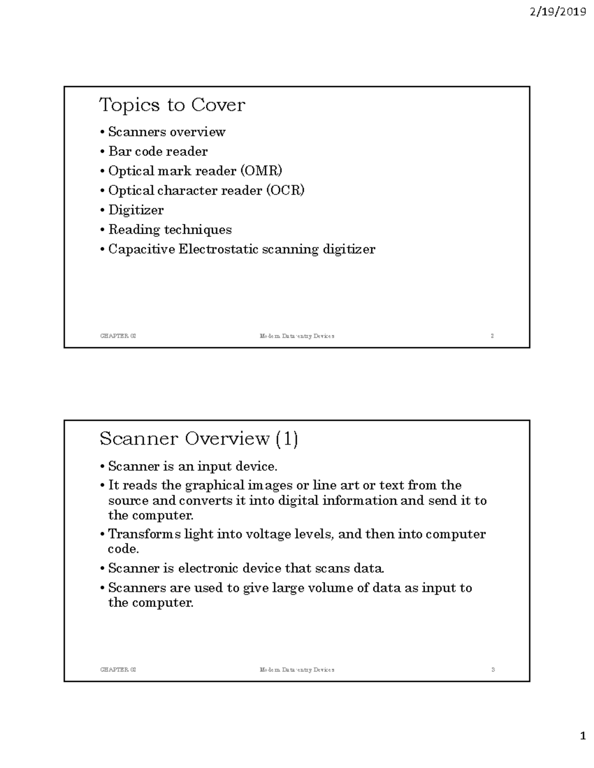 [ICT 3205] LEC 02 - different types of keyboard and barcode - Topics to ...