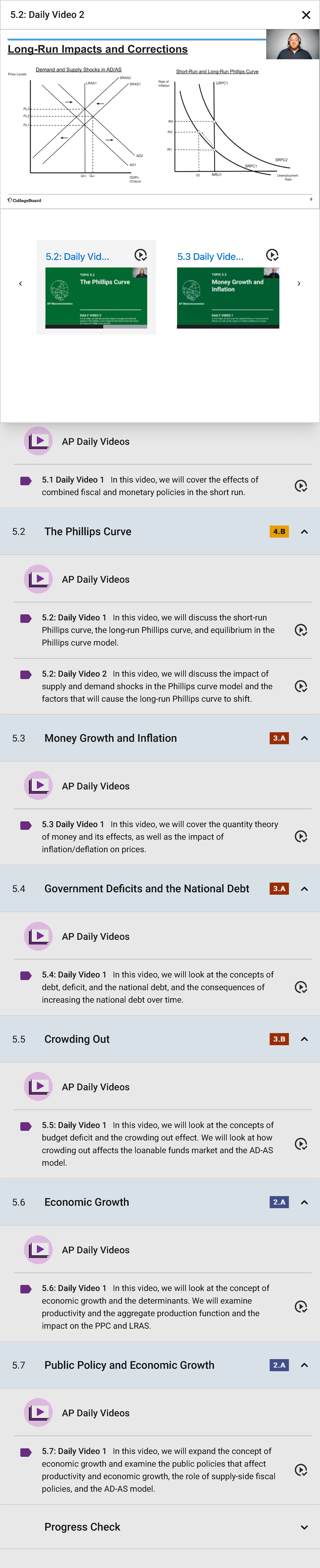 AP Macroeconomics Unit 0 Course Guide 2 - COURSE GUIDE Unit 5 Long-Run ...