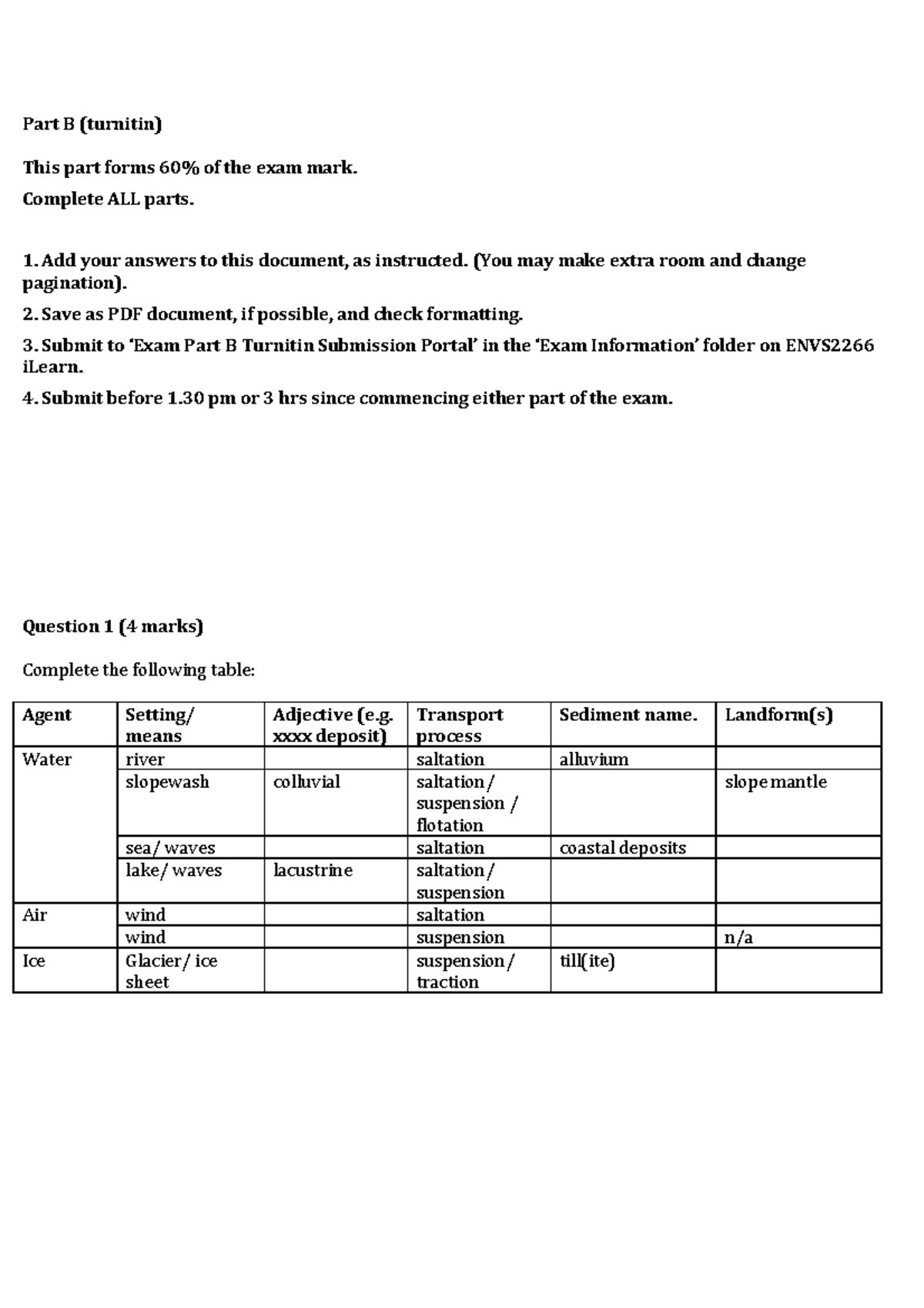 Part B Exam 2020 - Part B Short Answers 2020 Unit Version - Part B ...