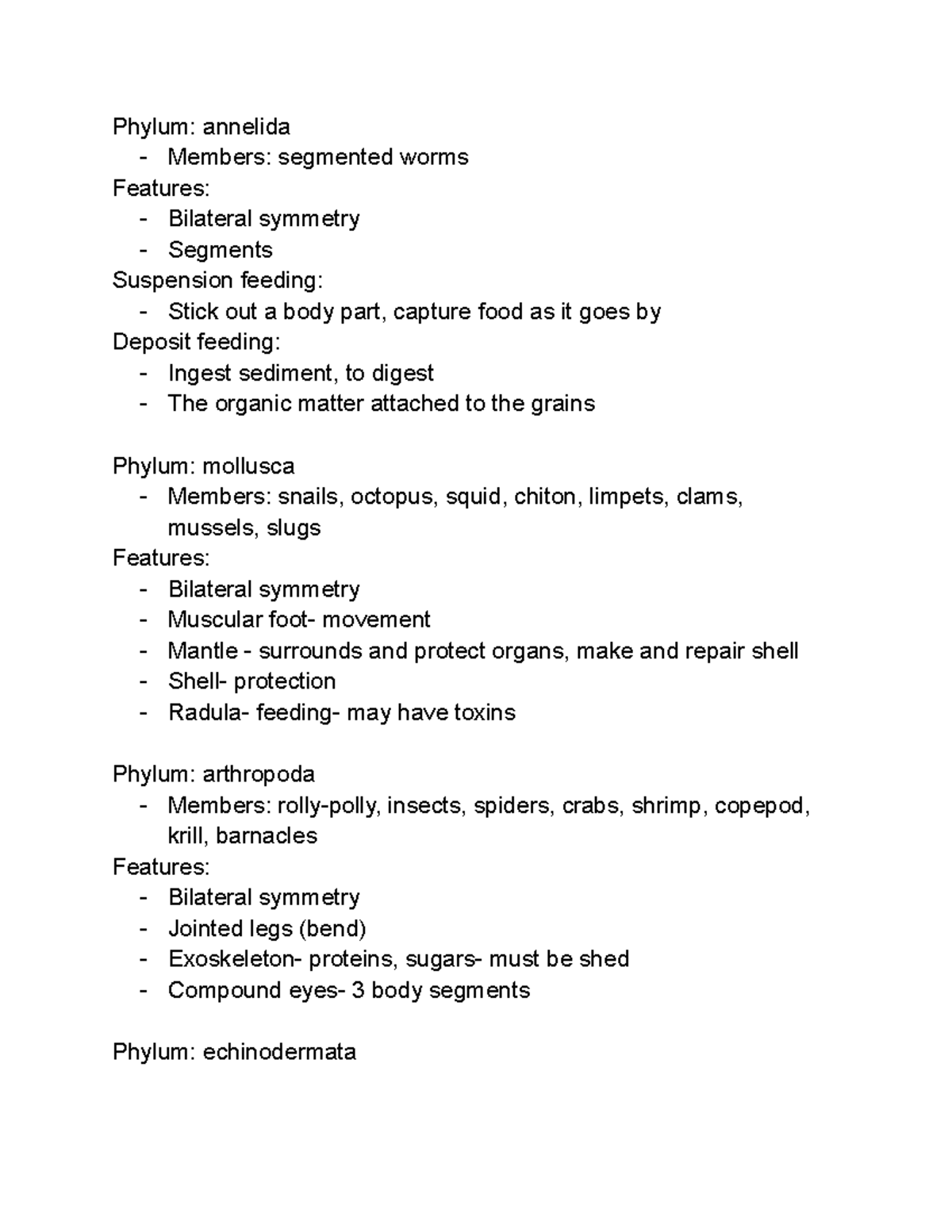 marine-biology-p-phylum-annelida-mollusca-arthropoda-and