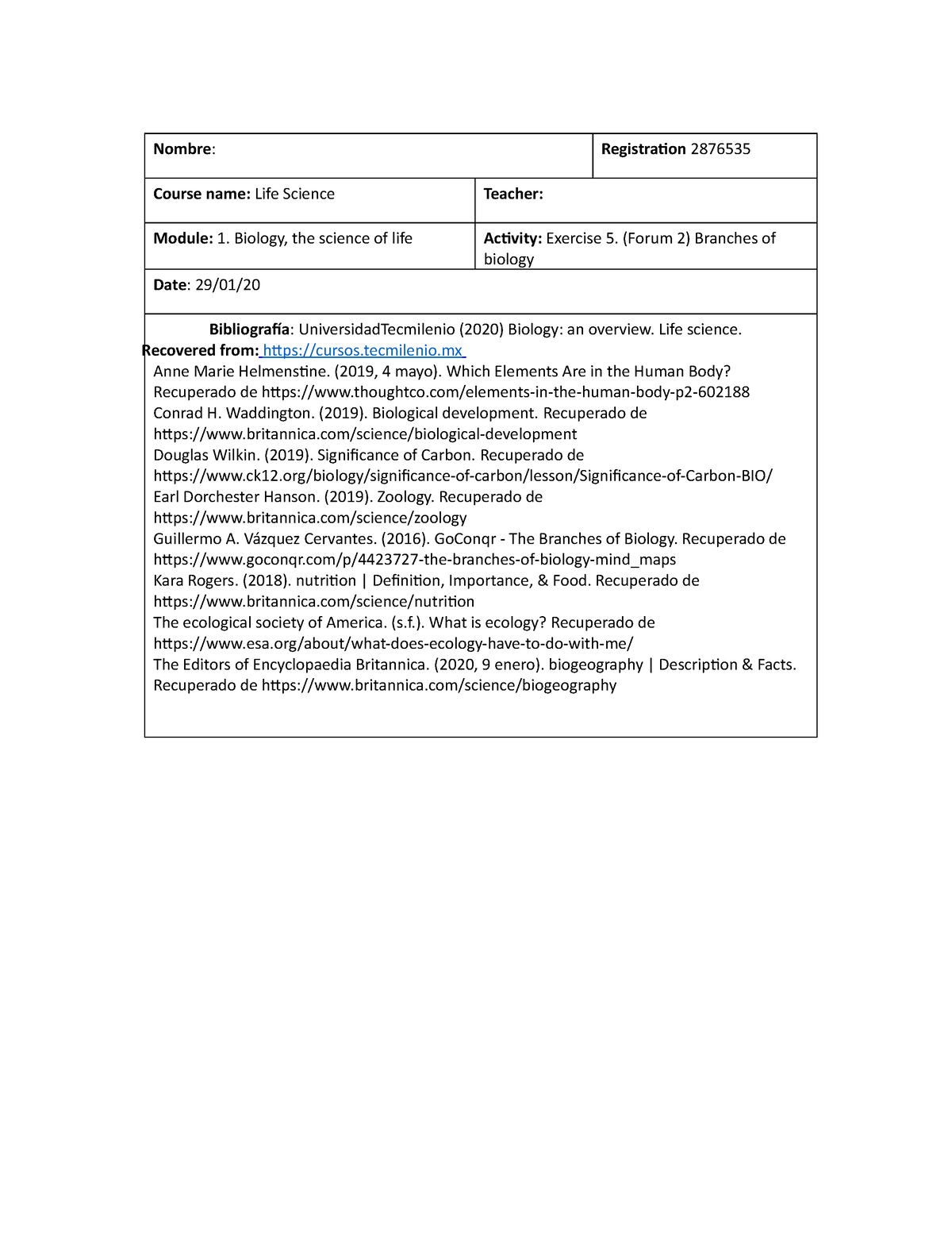 exercise-5-forum-2-branches-of-biology-life-science-module-1-biology-the-science-of-life