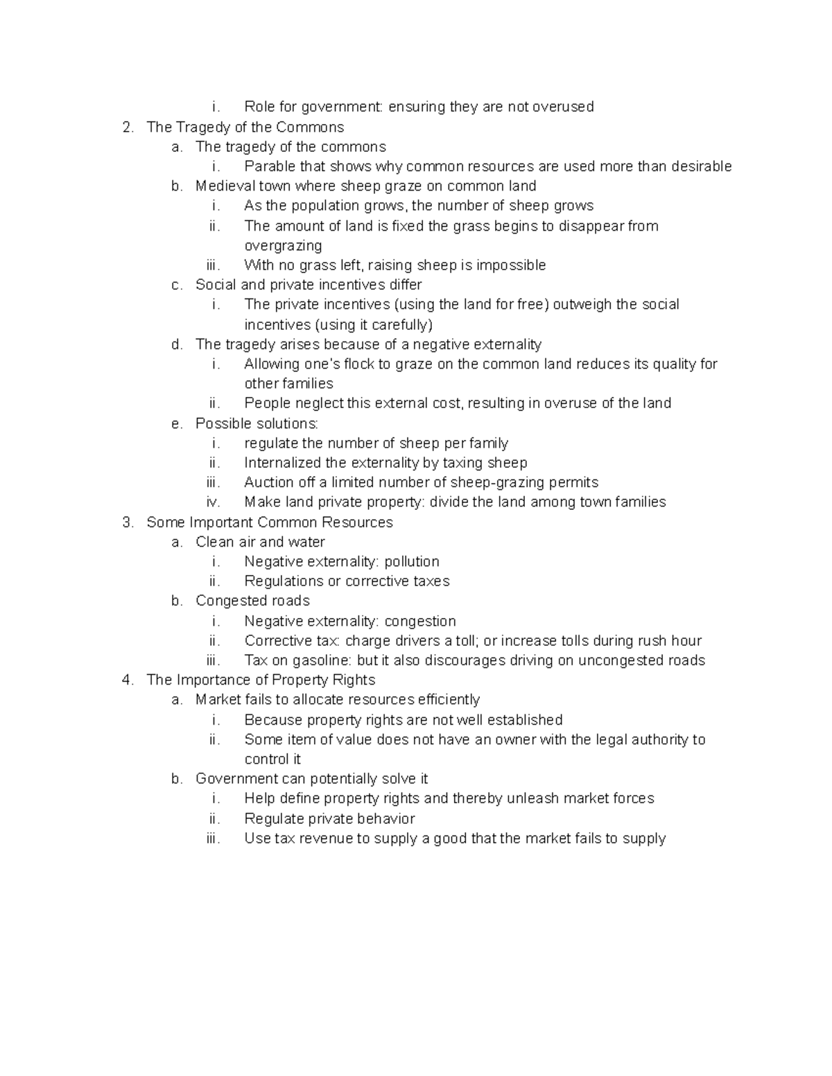 Eocn Chapter 11 Part 3 - I. Role For Government: Ensuring They Are Not 