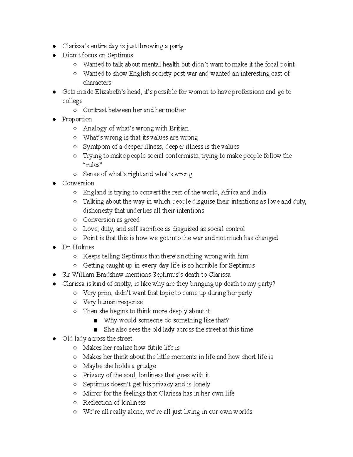 04 13 2020 British literature Clarissa’s entire day is just