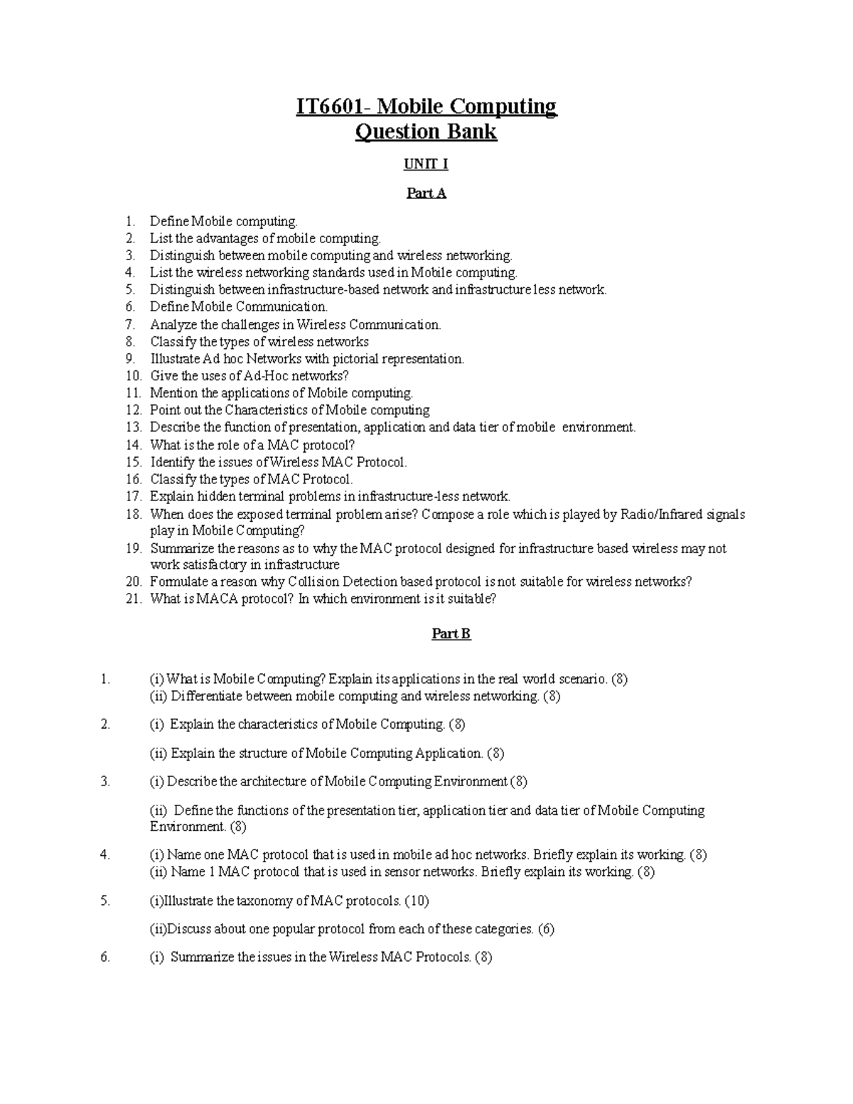 IT6601 Mobile Computing654417518MCQB IT6601 Mobile Computing