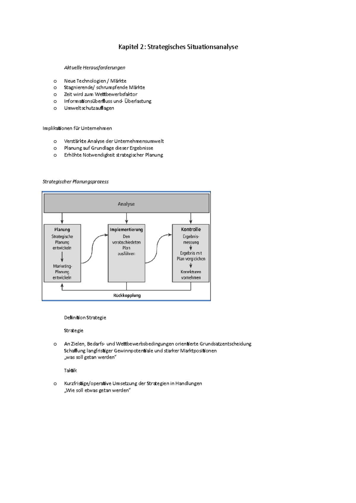 Kapitel 2 - Zusammenfassung Der Kontrollfragen; Fragen + Antworten ...