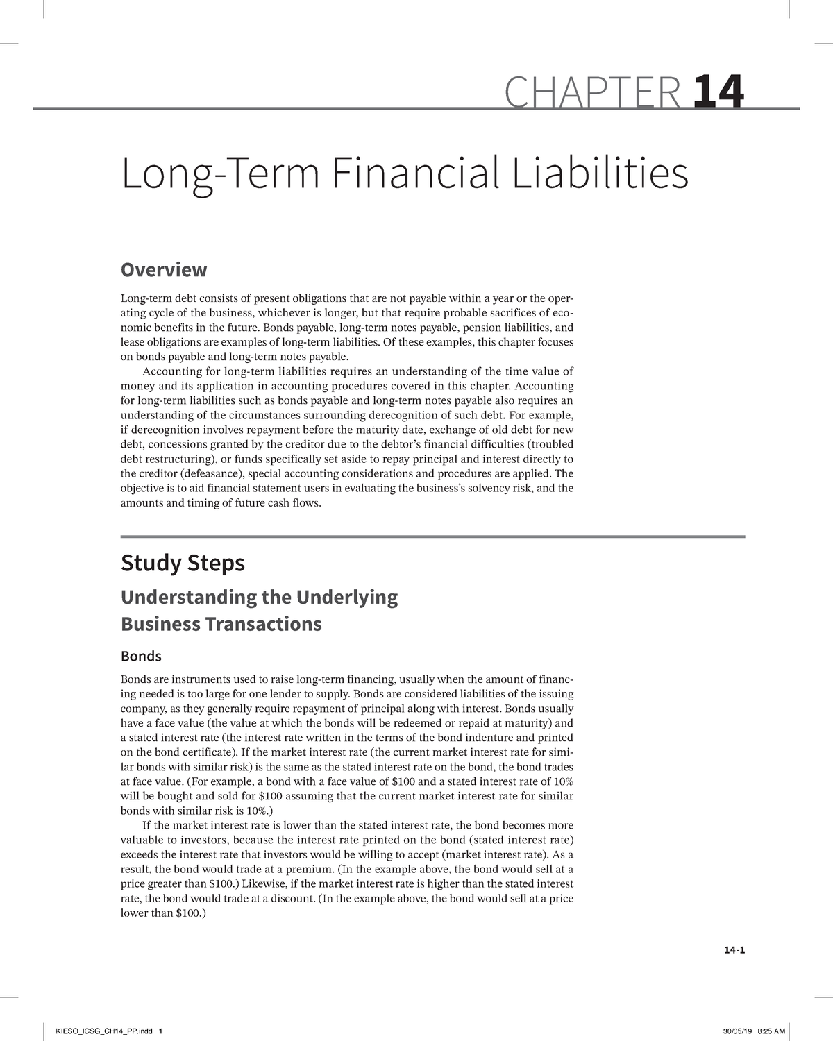 Chapter 14 Lecture Notes (Textbook) - 14- CHAPTER 14 Overview Long-term ...