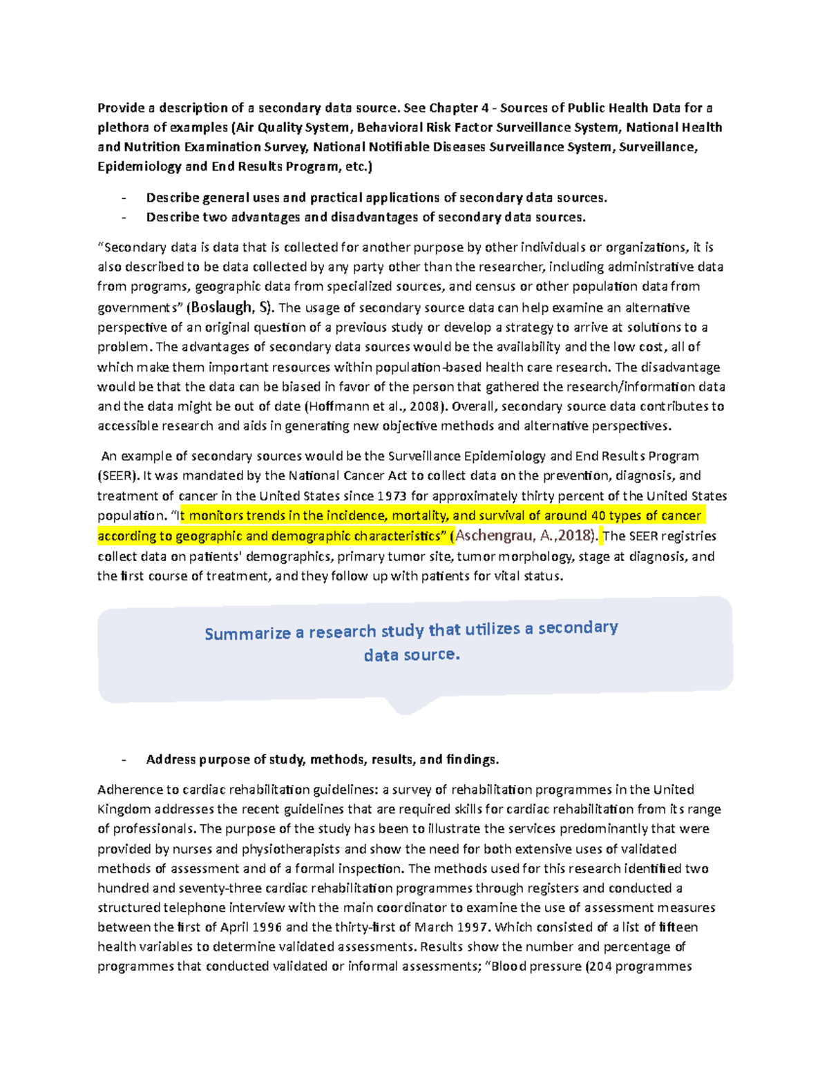 epidemiology-discussion-board-2-provide-a-description-of-a-secondary-data-source-see-chapter