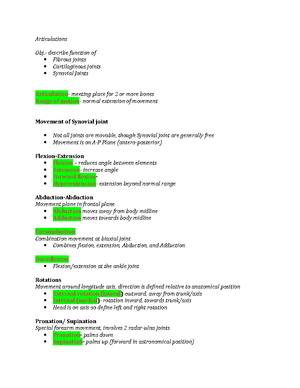 Human Organism Notes - Human organism anatomy ...