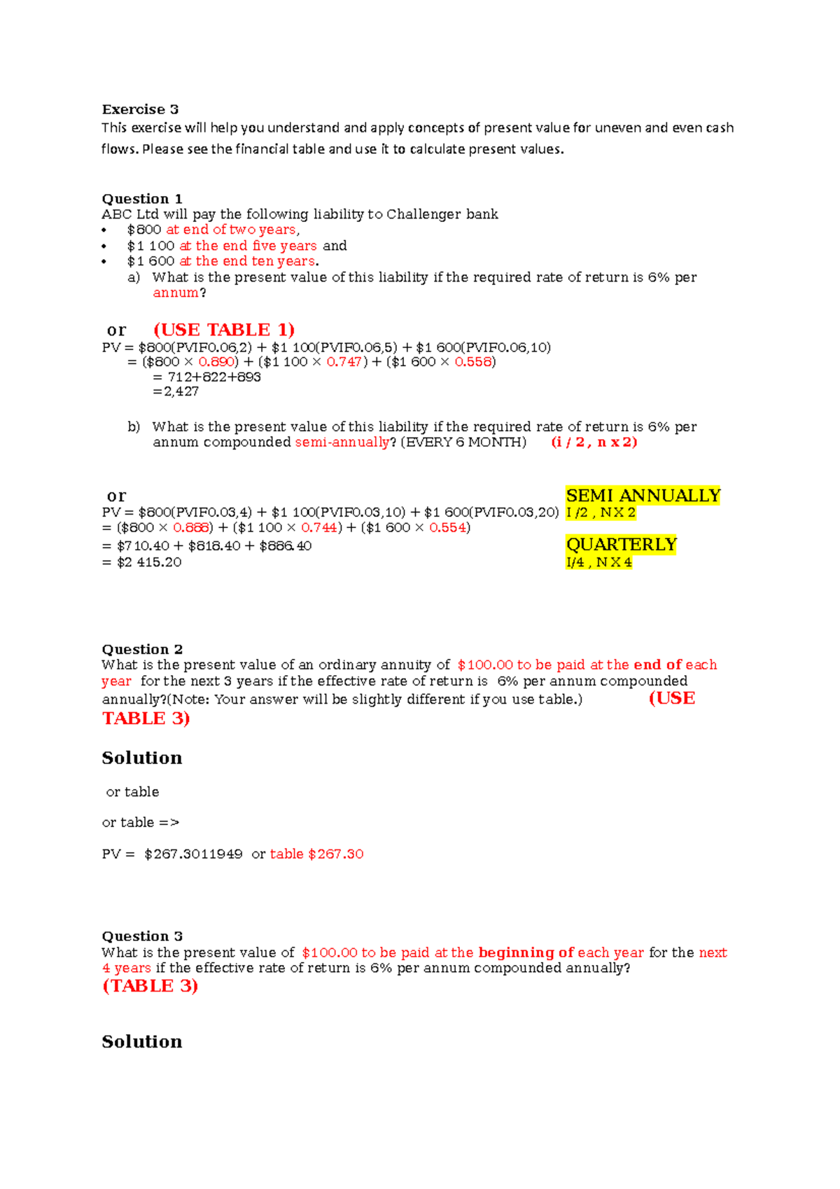 Exercise 3 Solution - account - Exercise 3 This exercise will help you ...