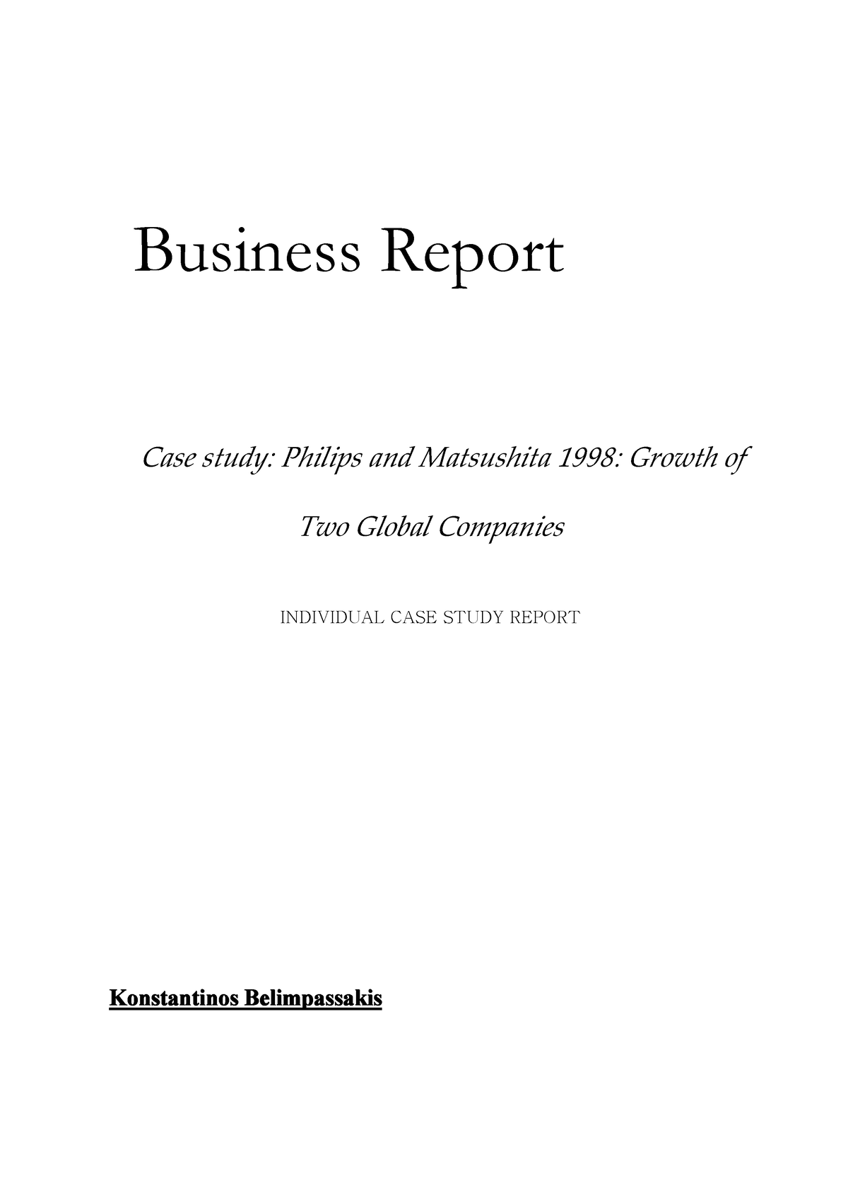 philips business case study