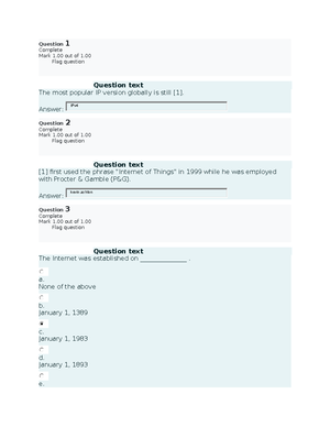 IT-6201 Prelim Lab Quiz 1 - Question Correct 1 Mark 1 Out Of 1 Question ...