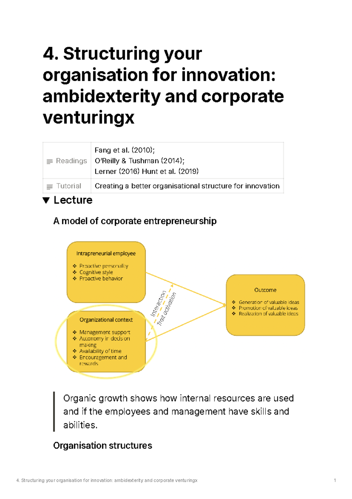 4 Structuring your organisation for innovation amb ...