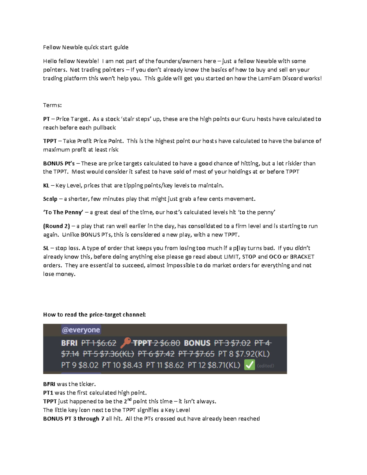 LAM FAM Beginners Guide - Fellow Newbie quick start guide Hello fellow ...