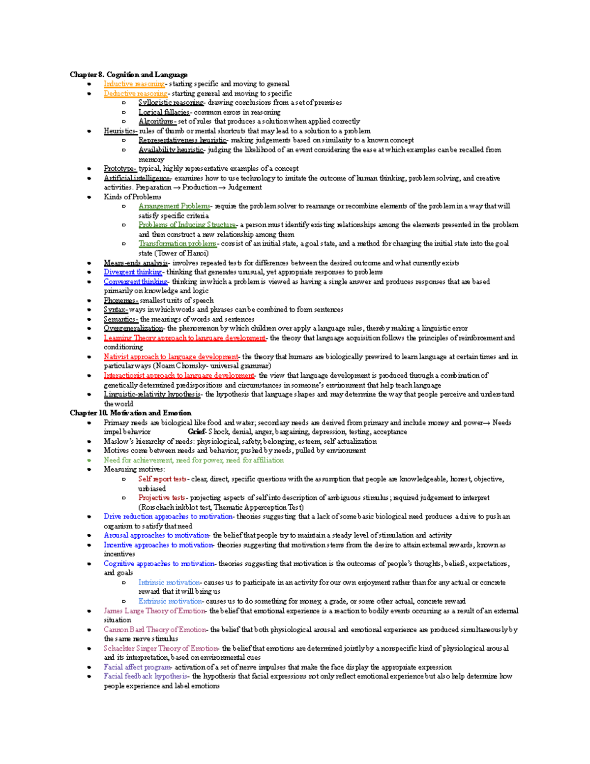 Conquer The Motor Cortex: Your Ap Psych Cheat Sheet - 1cqvkvn